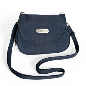 Baggallini Mini Blue Nylon Convertible Crossbody or Belt Bag